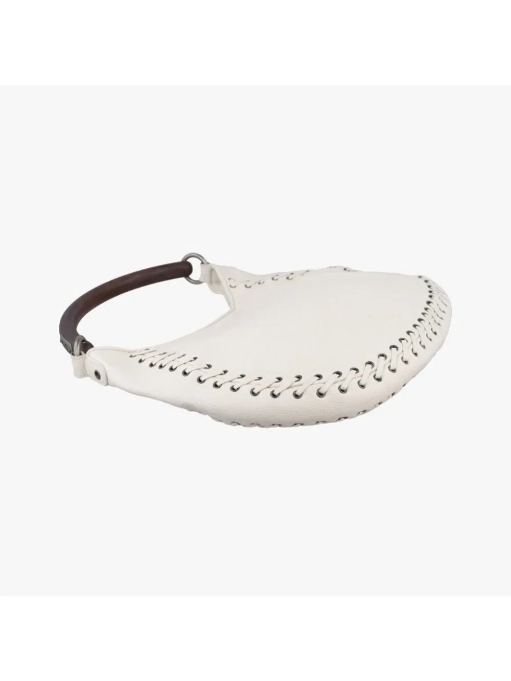 Dior Ethnic Hobo White Leather